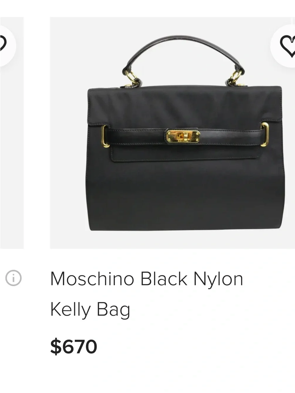 Moschino Dark Brown Woven Leather Hobo with Stud Accents